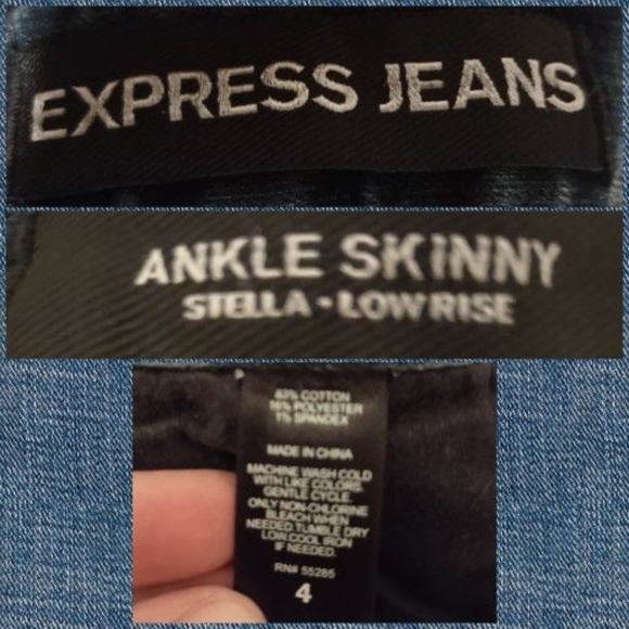 WOMENS SKINNY JEANS SIZE 4 - Picture 3 of 4